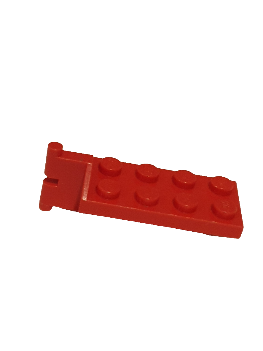 2x4 modifizierte Platte mit Gelenk male männlich rot