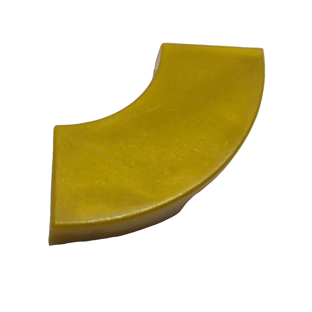 NEU Fliese, Kurve 2 x 2 Macaroni pearlgold