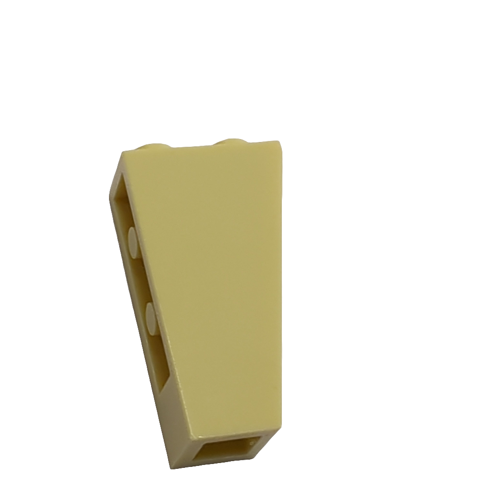 NEU Schrägstein, invertiert 75° 2 x 1 x 3 beige