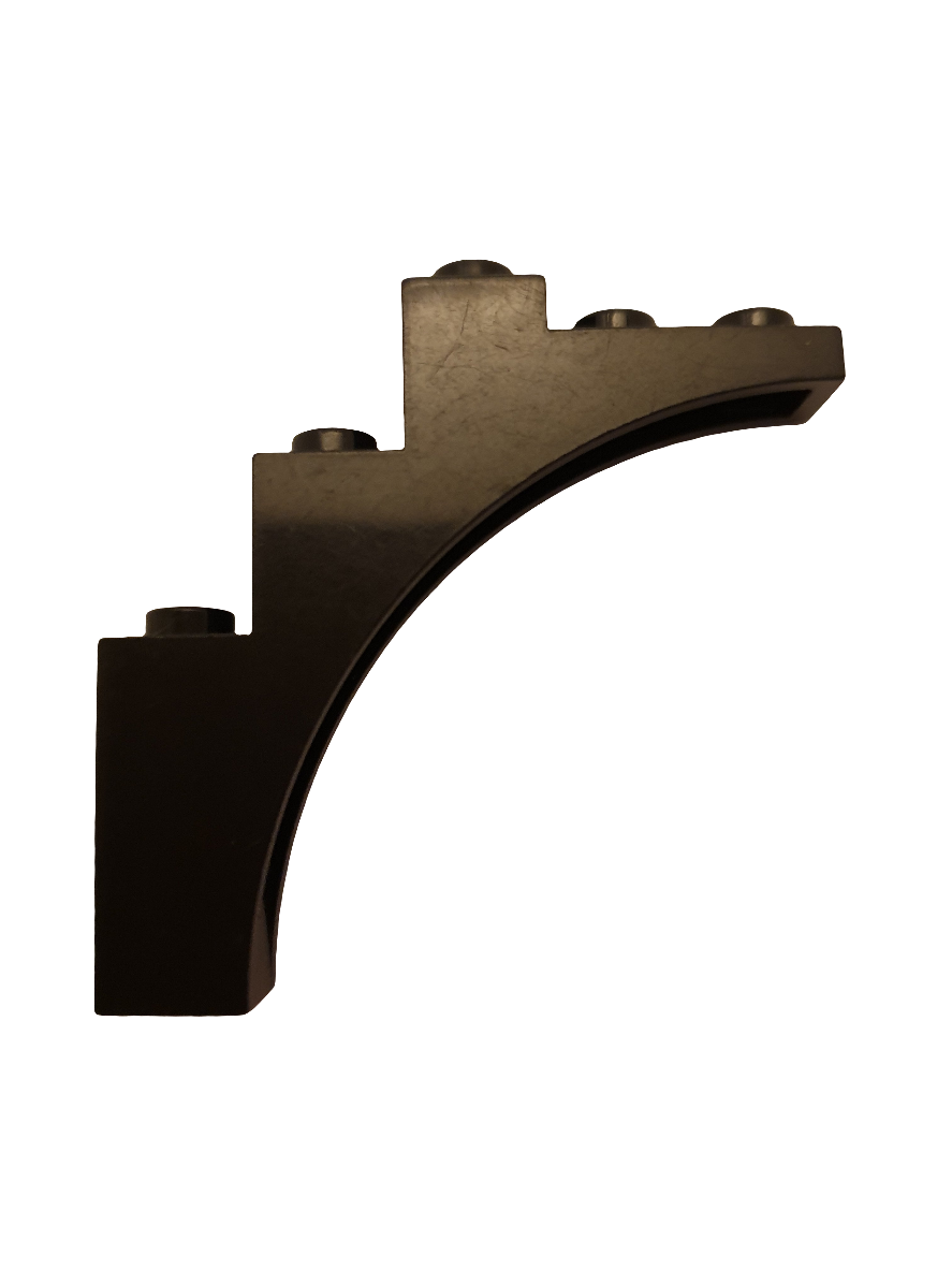 NEU Bogen 1 x 5 x 4 - Durchgehender Bogen schwarz