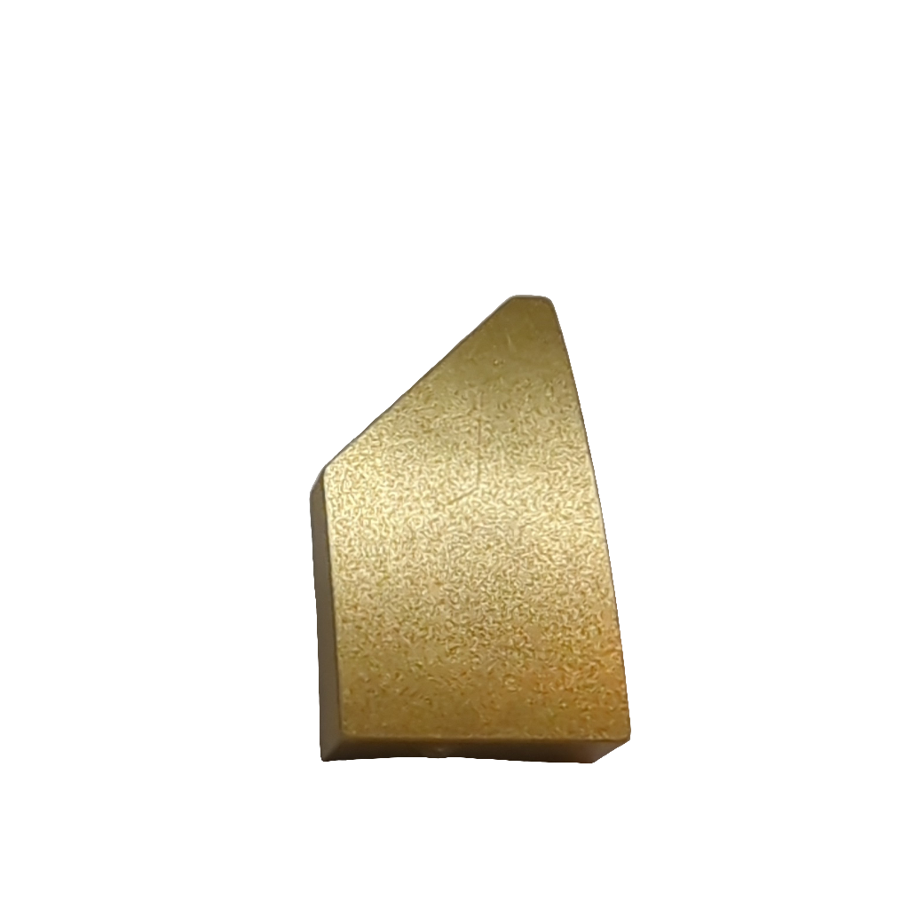 NEU Fliese gebogen Keil 2 x 1 x 2/3 Links metallic gold