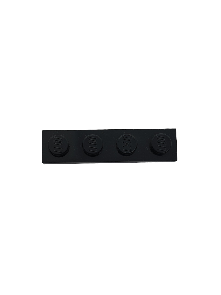 NEU Platte 1 x 4 schwarz
