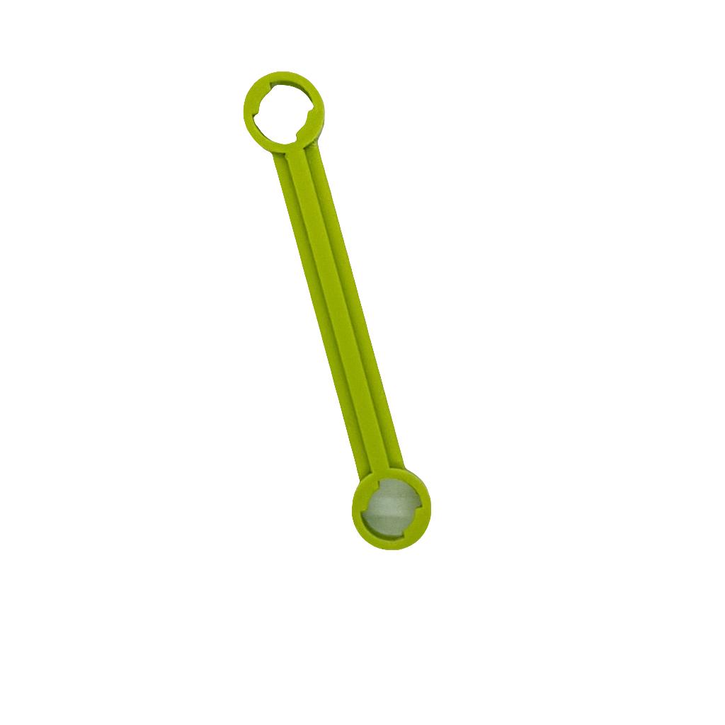 1x6 Technik Verbindungsstange Lenkung mit Kugelkopf Strebe, mit Stopper lindgrün lime