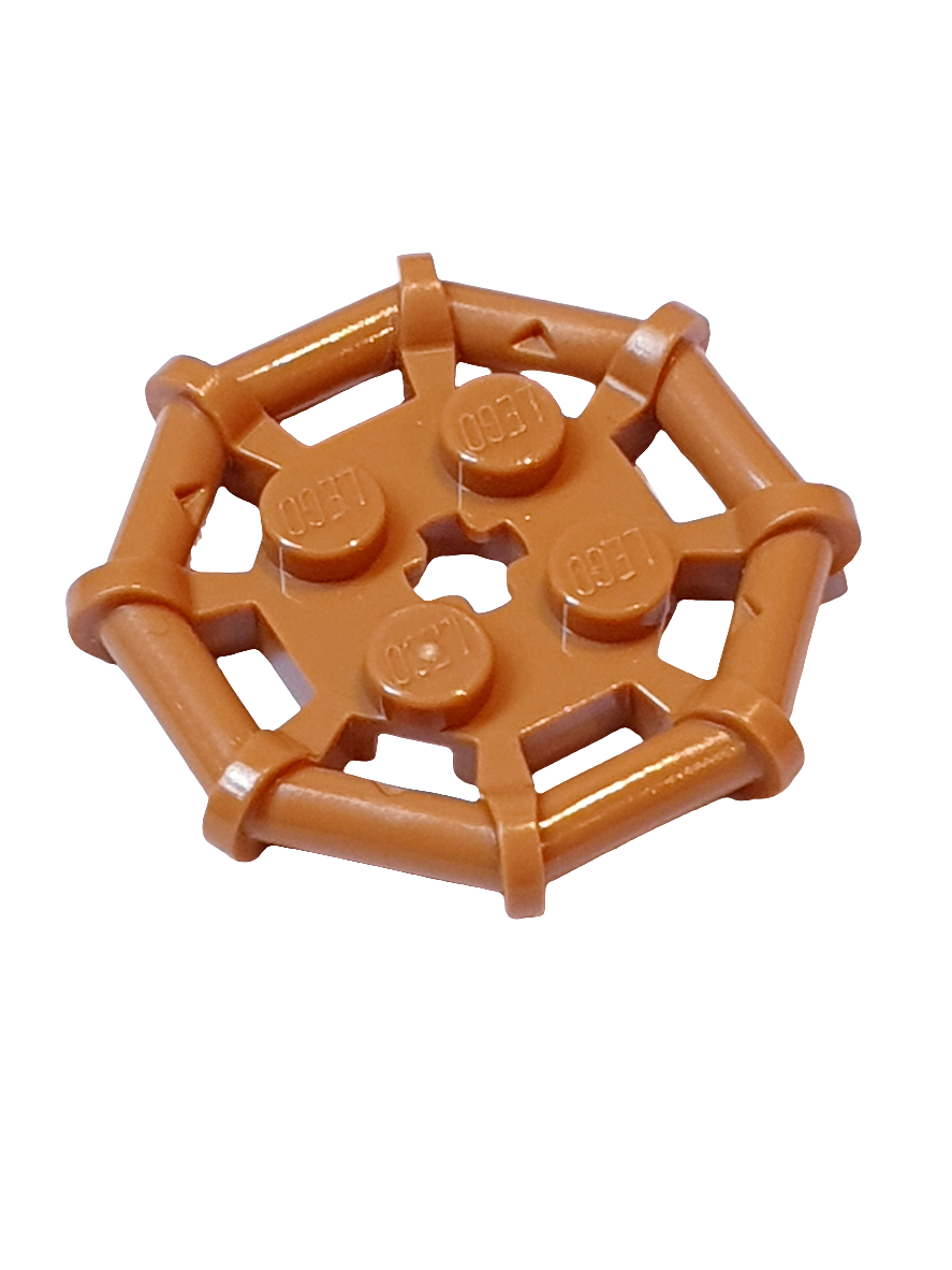 2x2 Platte modifiziert Stabrahmen achteckig verstärkt nougat medium nougat