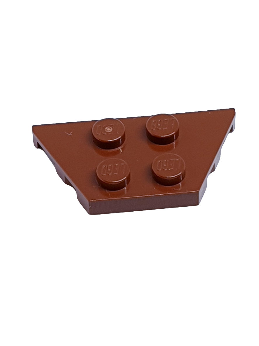2x4 Flügelplatte Keil neubraun reddish brown