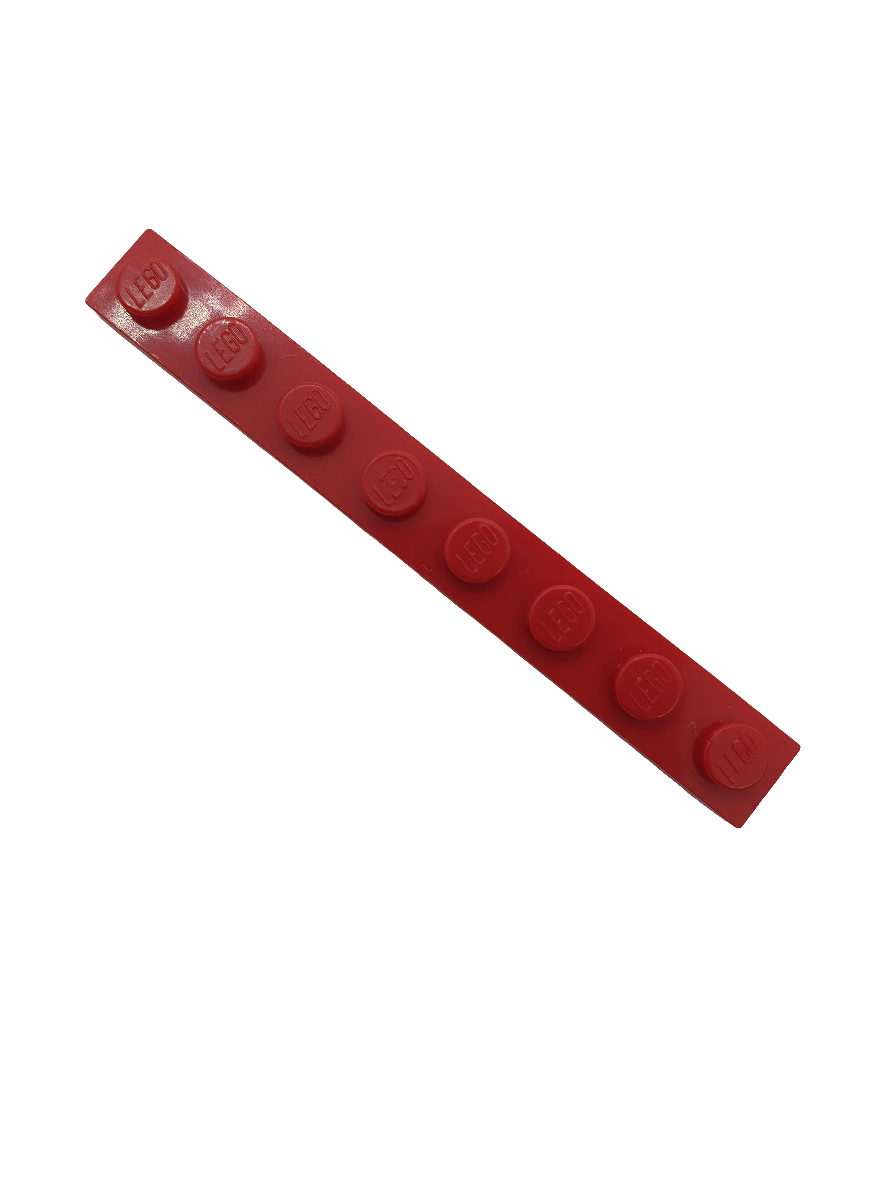NEU Platte 1 x 8 rot