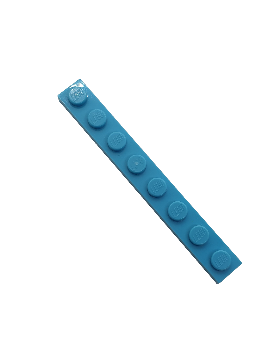 1x8 Platte azur medium azure