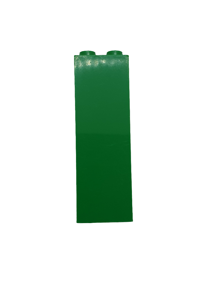 1x2x5 Stein/Wand mit Noppenhalter innen grün