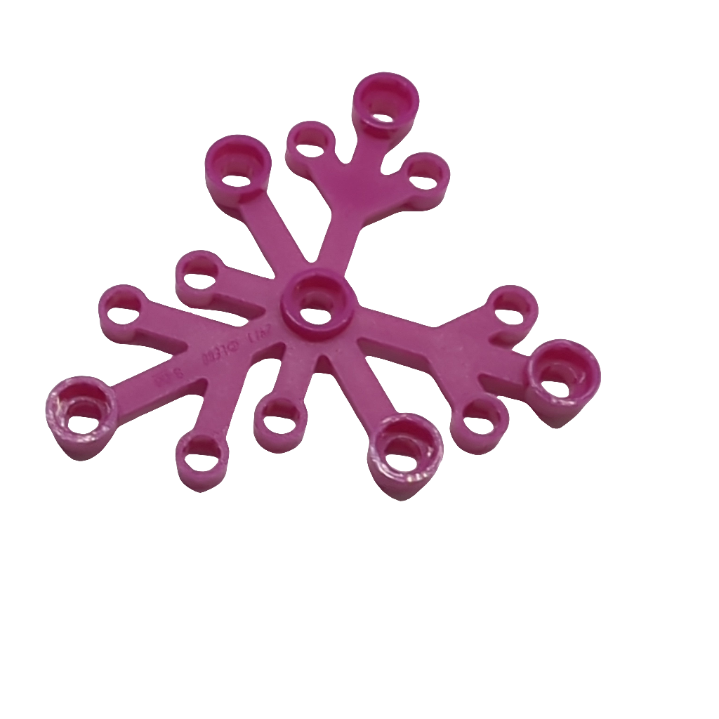 NEU Pflanzenblätter 6 x 5 magenta