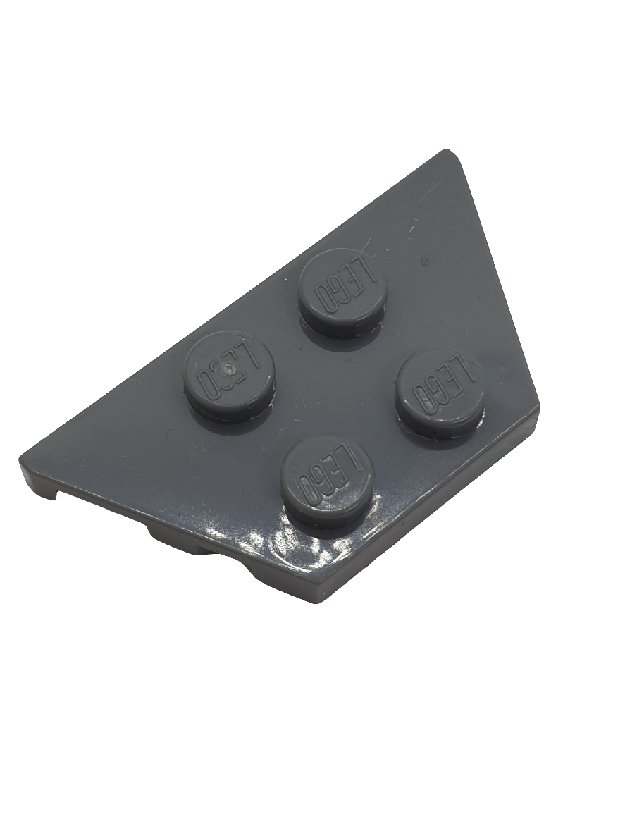 NEU Flügelplatte Plate 2 x 4 neudunkelgrau