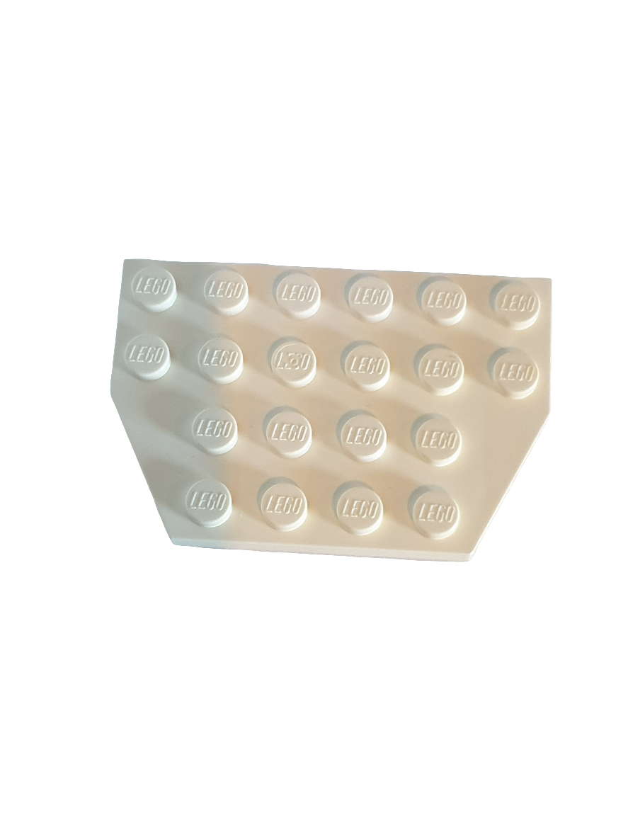 4x6 Flügelplatte weiß white