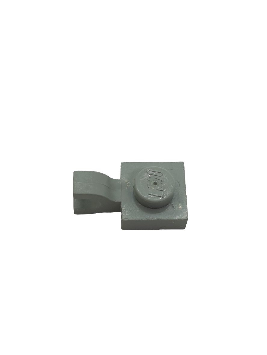 1x1 Platte mit U-Clip Horizontal althellgrau light gray