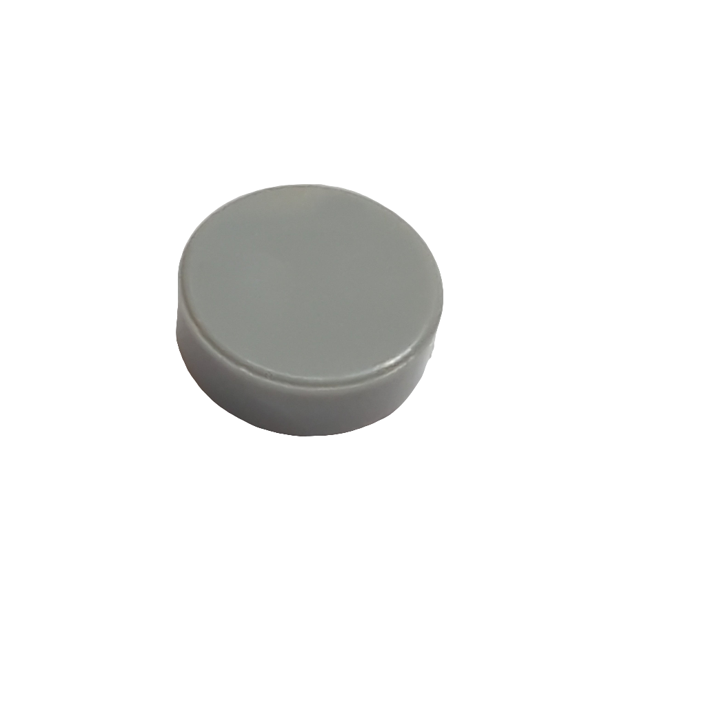 NEU Tile, Round 1 x 1 neuhellgrau light bluish gray
