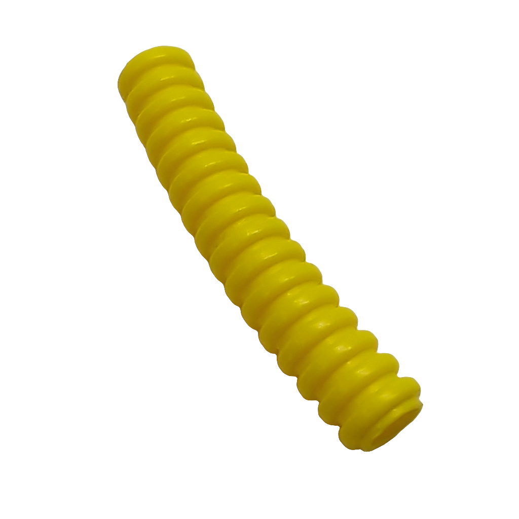 Schlauch geriffelt 6L mit 7mm Durchm. 4,8cm gelb yellow