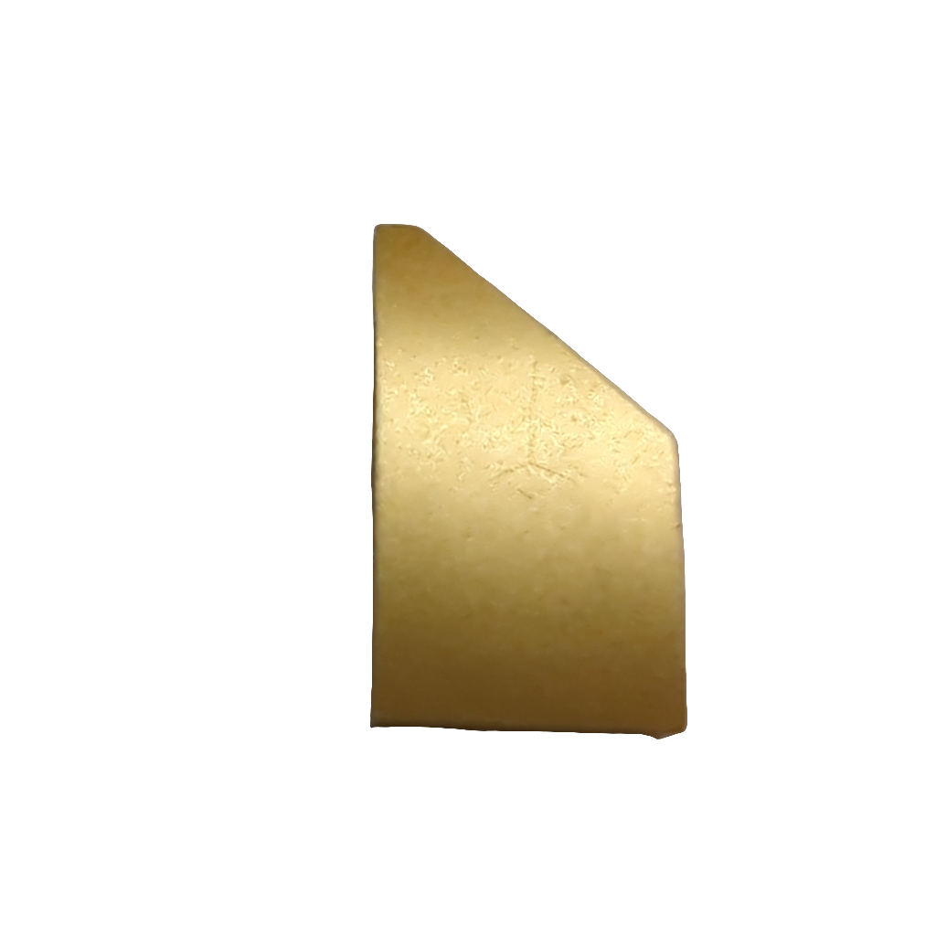 NEU Fliese gebogen Keil 2 x 1 x 2/3 Rechts metallic gold