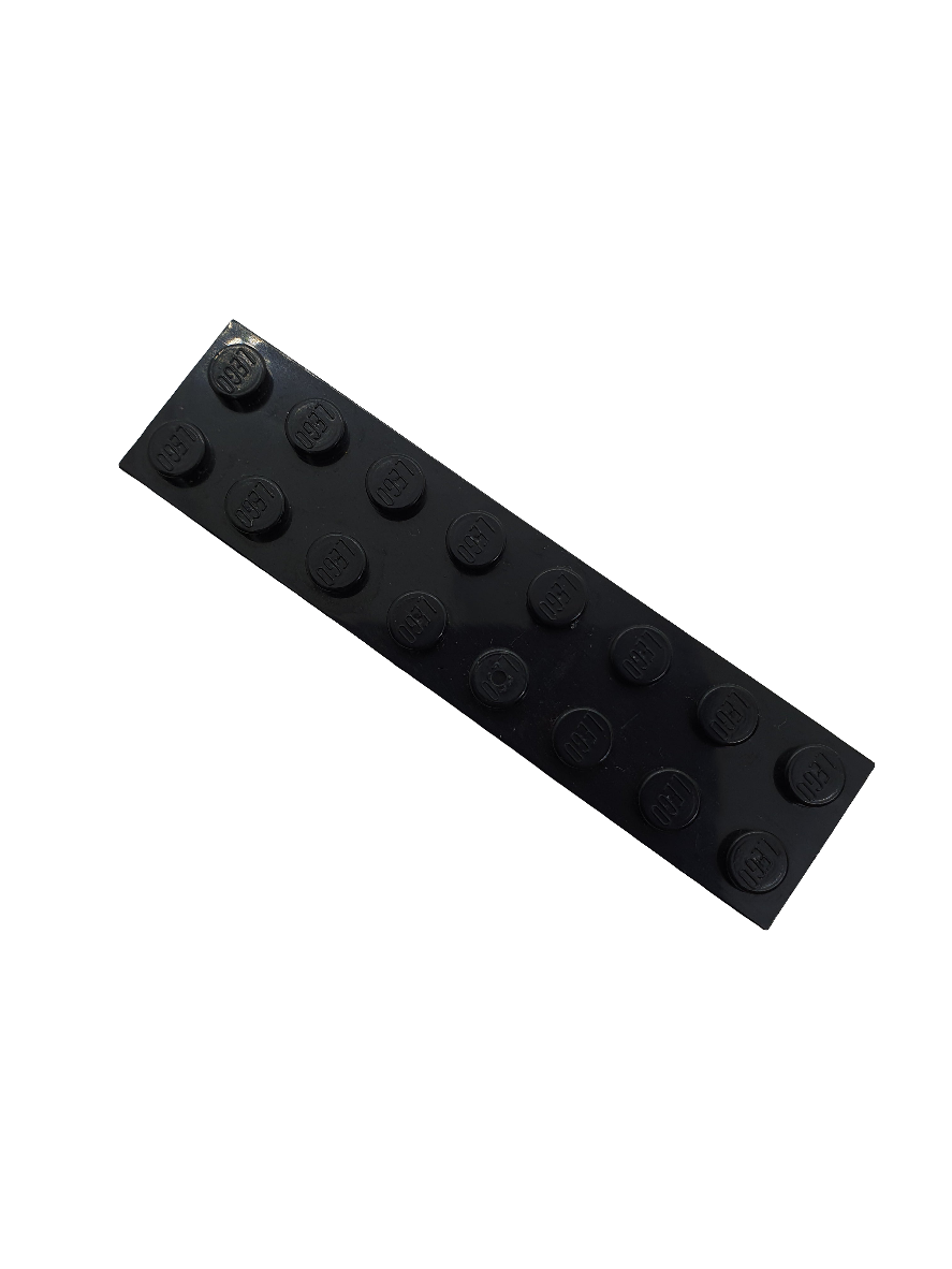 NEU Platte 2 x 8 schwarz