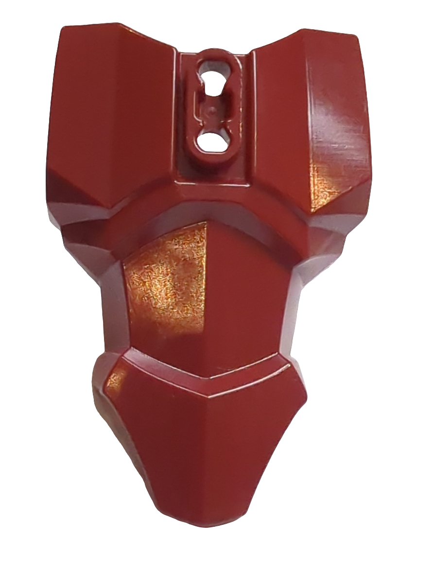 Large Figure Torso Armor 2 Chest Holes Oberkörper dunkelrot