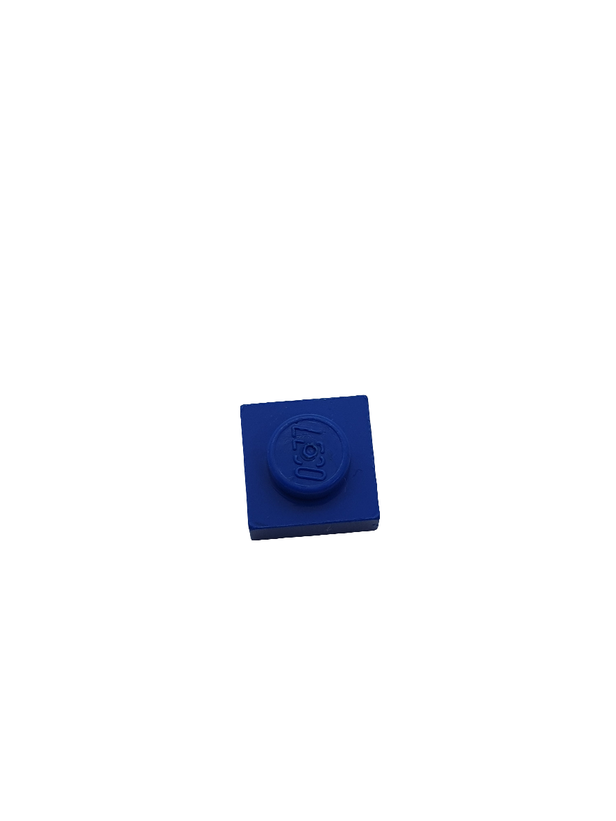NEU Platte 1 x 1 blau