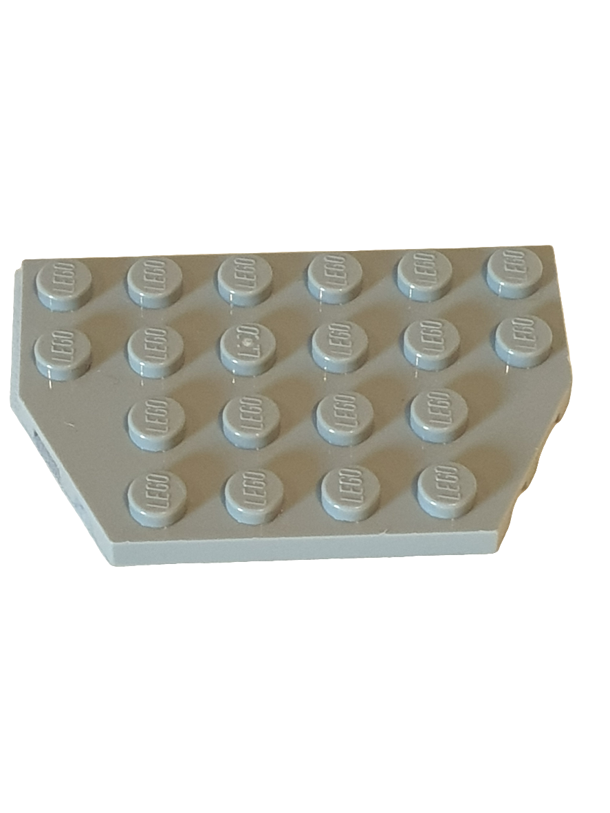 4x6 Flügelplatte neuhellgrau