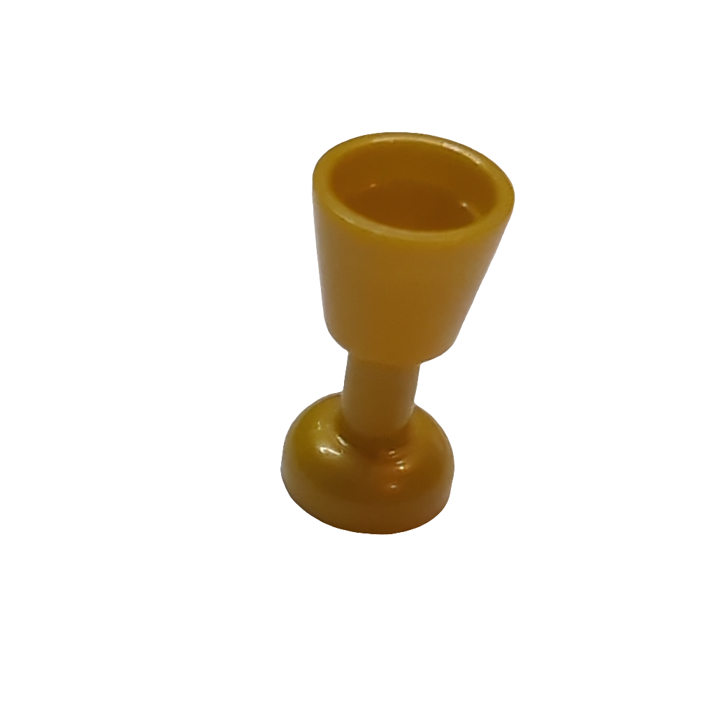 NEU Minifigur, Utensil Kelch pearlgold