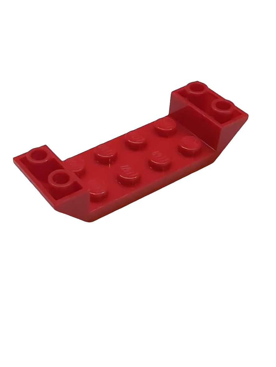 NEU Schrägstein, invert 45 6 x 2 doppelt mit 2 x 4 Ausschnitt rot