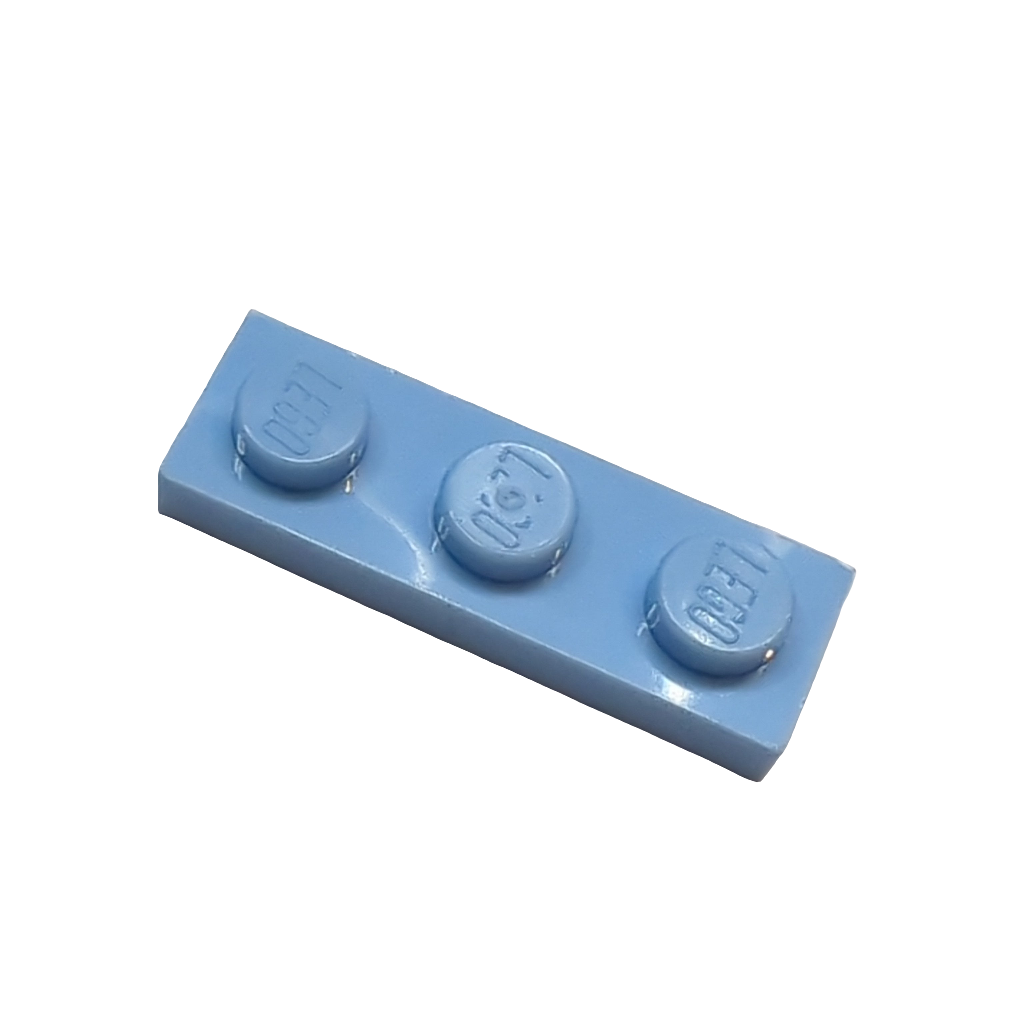 NEU Platte 1 x 3 hellblau