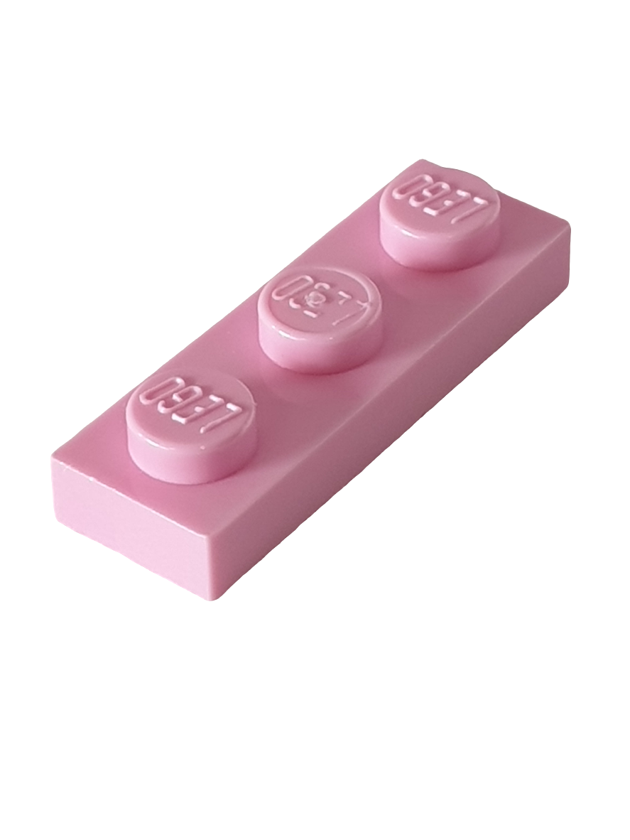 1x3 Platte rosa bright pink