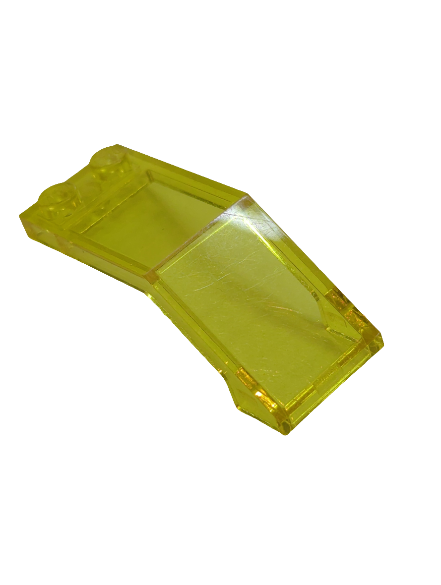 2x5x1 2/3 Windschutzscheibe transparent gelb trans-yellow