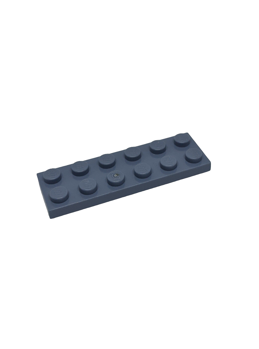 2x6 Platte sandblau