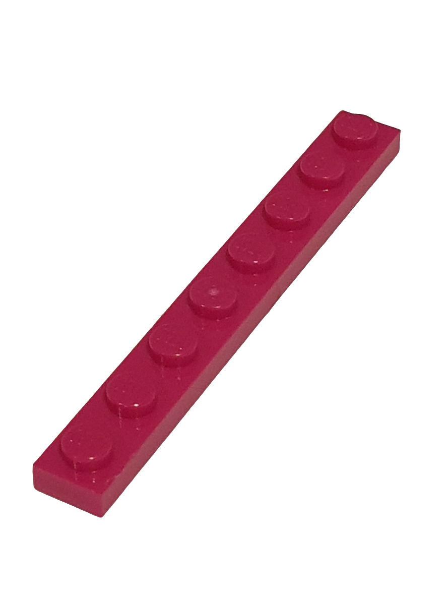 1x8 Platte magenta