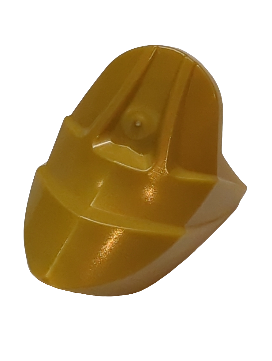 Hero Factory Schulterpanzer, aufwendig, gebogen pearlgold