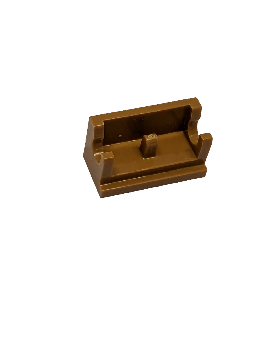 1x2 Scharnierstein Sockel Unterteil nougat medium nougat