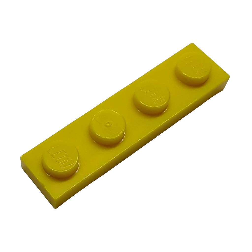 NEU Platte 1 x 4 gelb