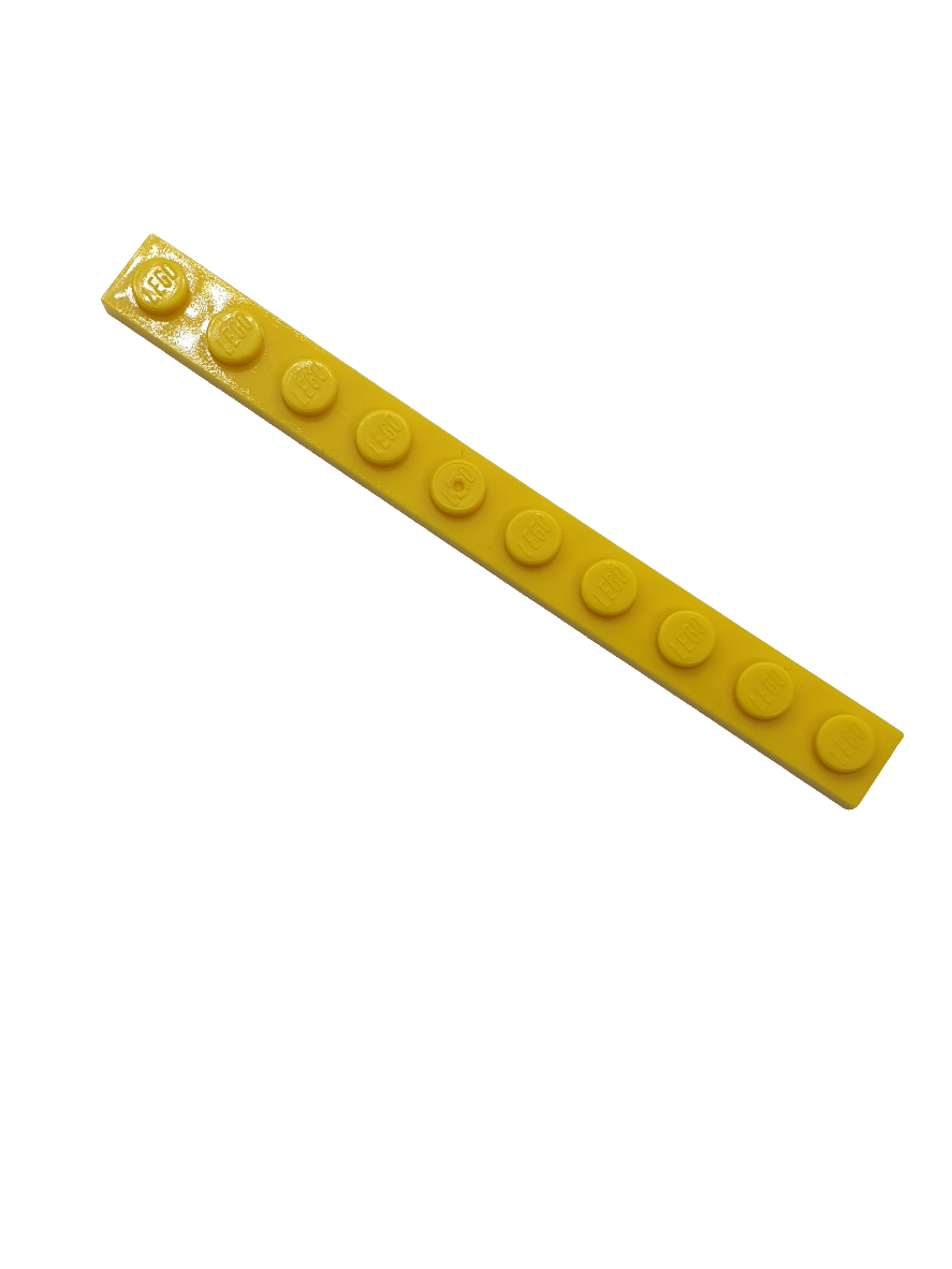 1x10 Platte gelb