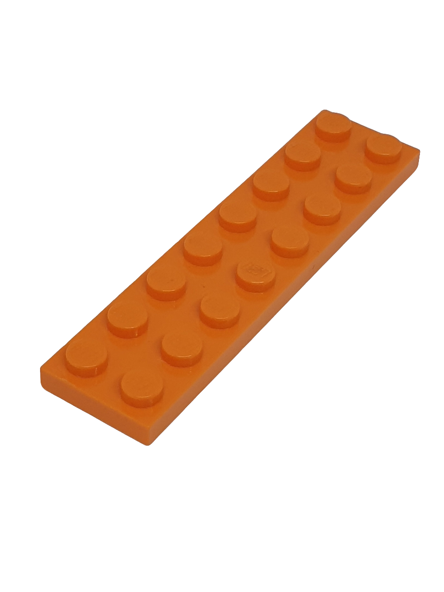 2x8 Platte orange