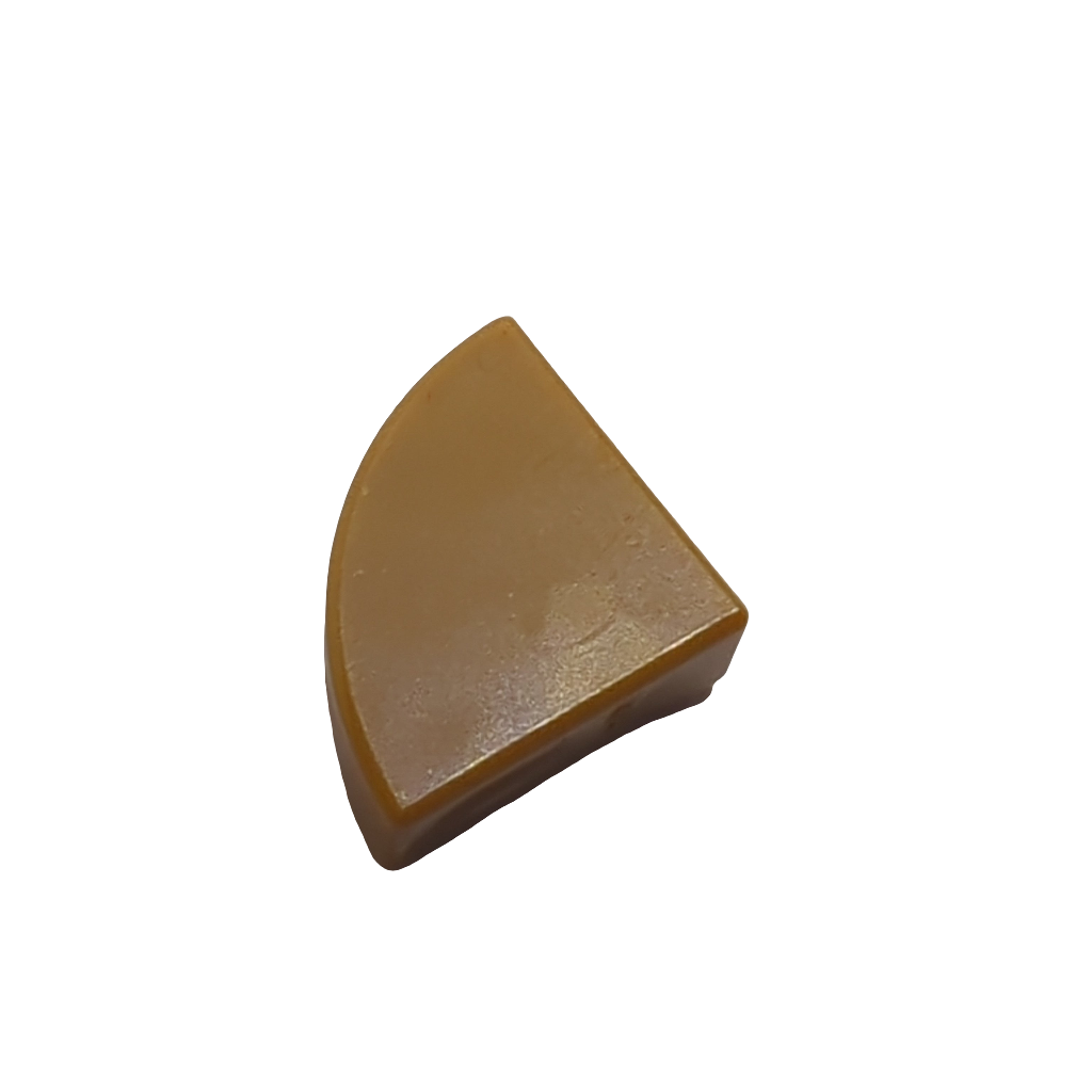 NEU Fliese, Rund 1 x 1 Viertel nougat