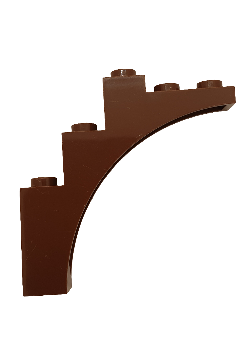 1x5x4 Halbbogenstein ohne Support (Continuous Bow) altbraun