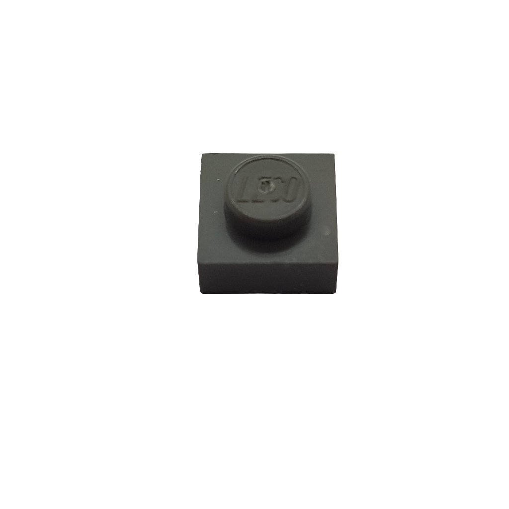 1x1 Platte altdunkelgrau dark gray dark gray