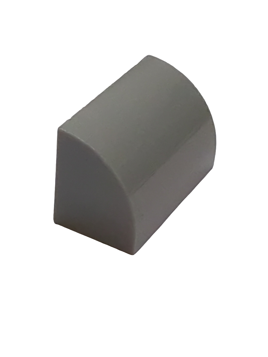 1x2x1 modifizierter Stein gebogen neuhellgrau