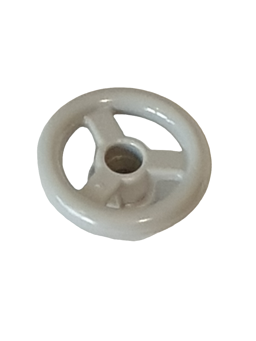 NEU Fahrzeug, Lenkrad klein, 2 Noppen neuhellgrau