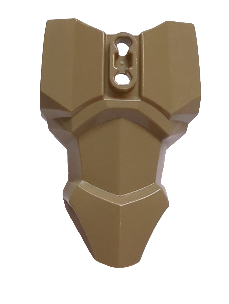 Large Figure Torso Armor 2 Chest Holes Oberkörper dunkelbeige
