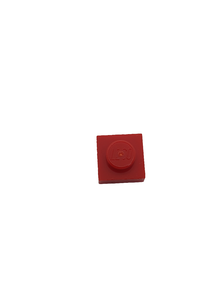 NEU Platte 1 x 1 rot
