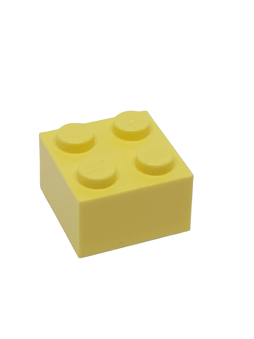 NEU Stein 2 x 2 hellgelb