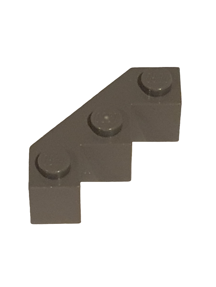 NEU Stein, modifizierte Facette 3 x 3 neudunkelgrau