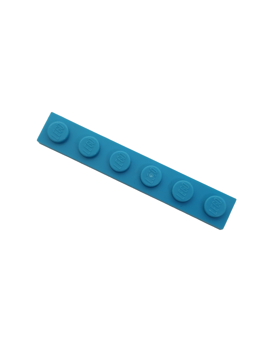 1x6 Platte azur medium azure