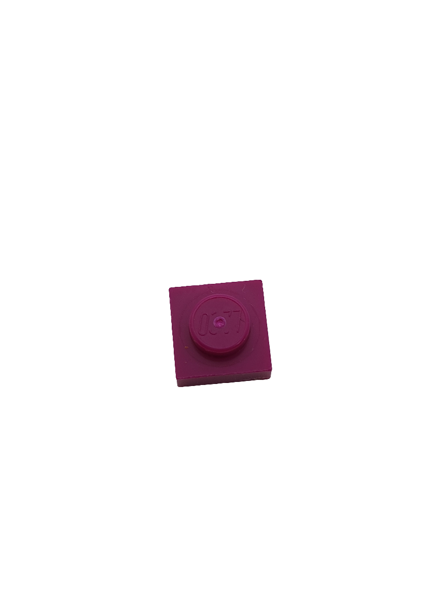 NEU Platte 1 x 1 magenta