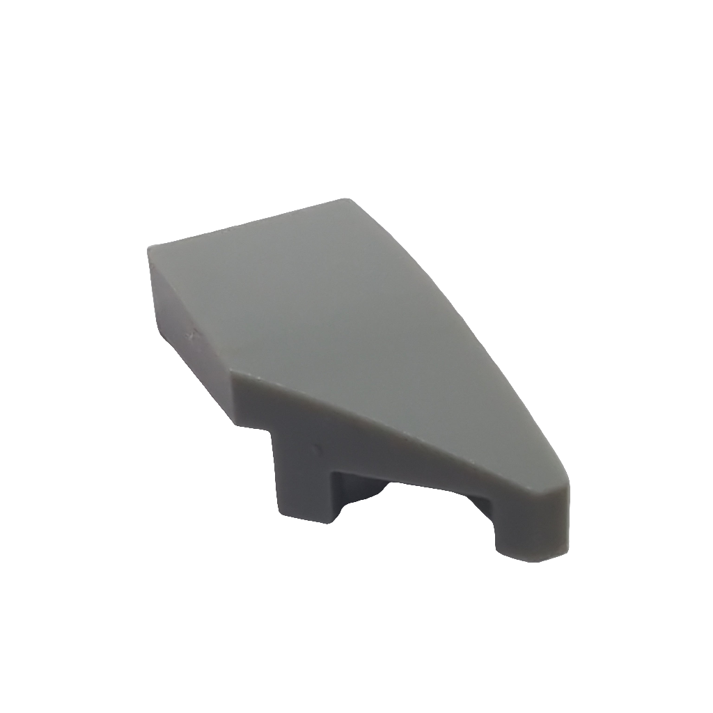 NEU Fliese gebogen Keil 2x1x2/3 Rechts neuhellgrau