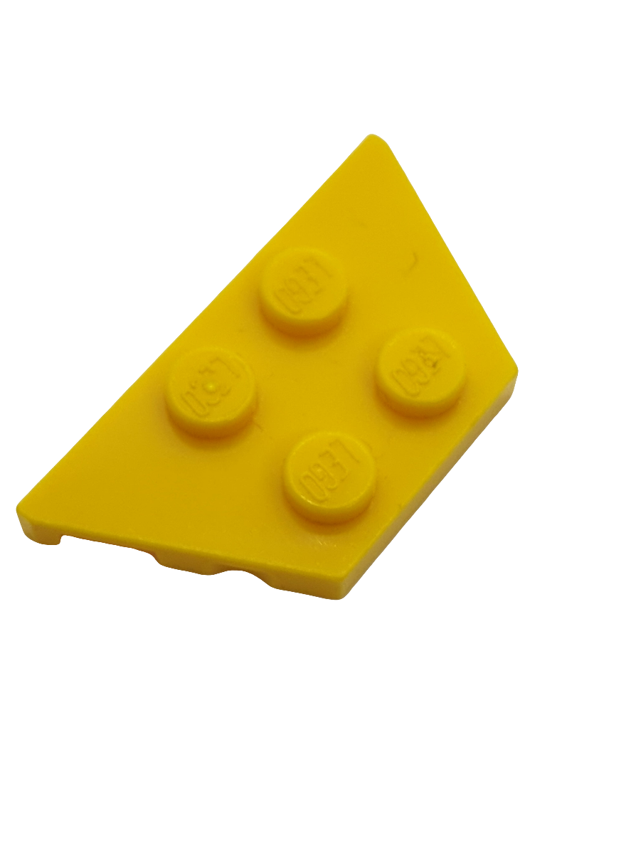 2x4 Flügelplatte Keil gelb