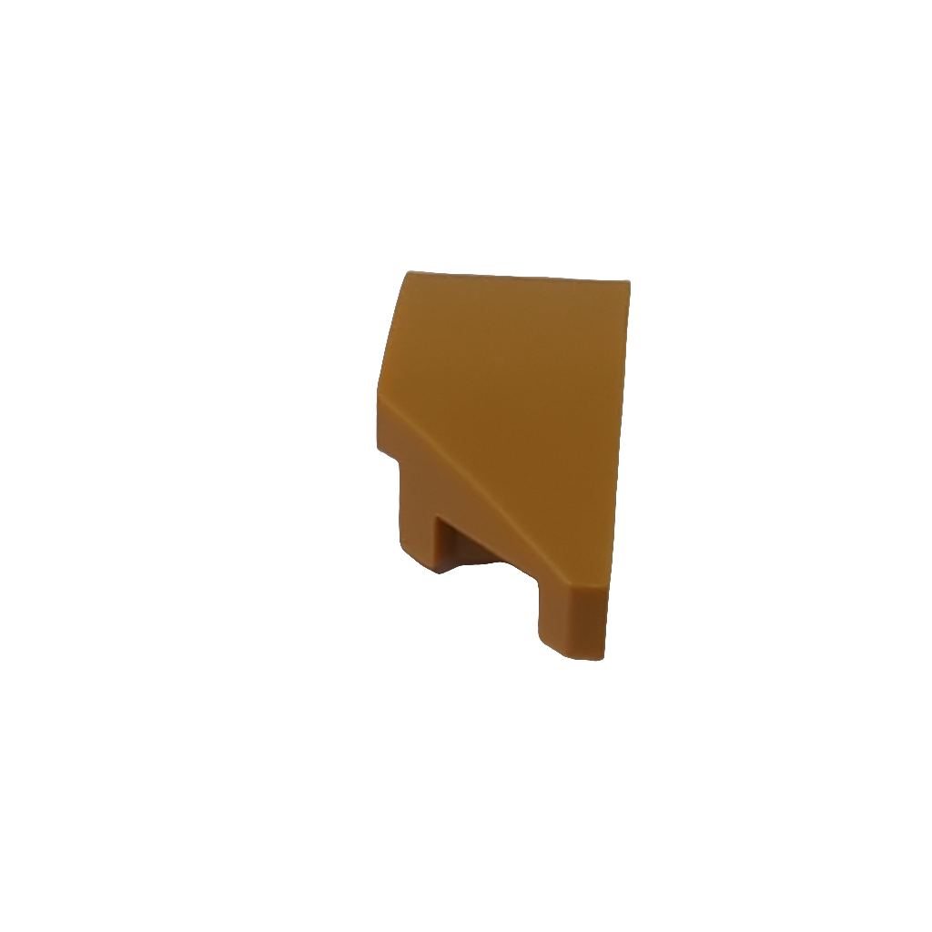 NEU Fliese gebogen Keil 2x1x2/3 Rechts nougat