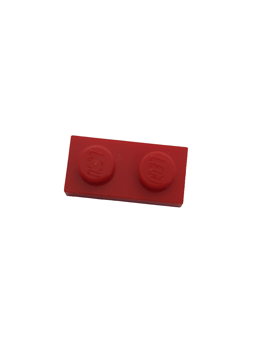 NEU Platte 1 x 2 rot
